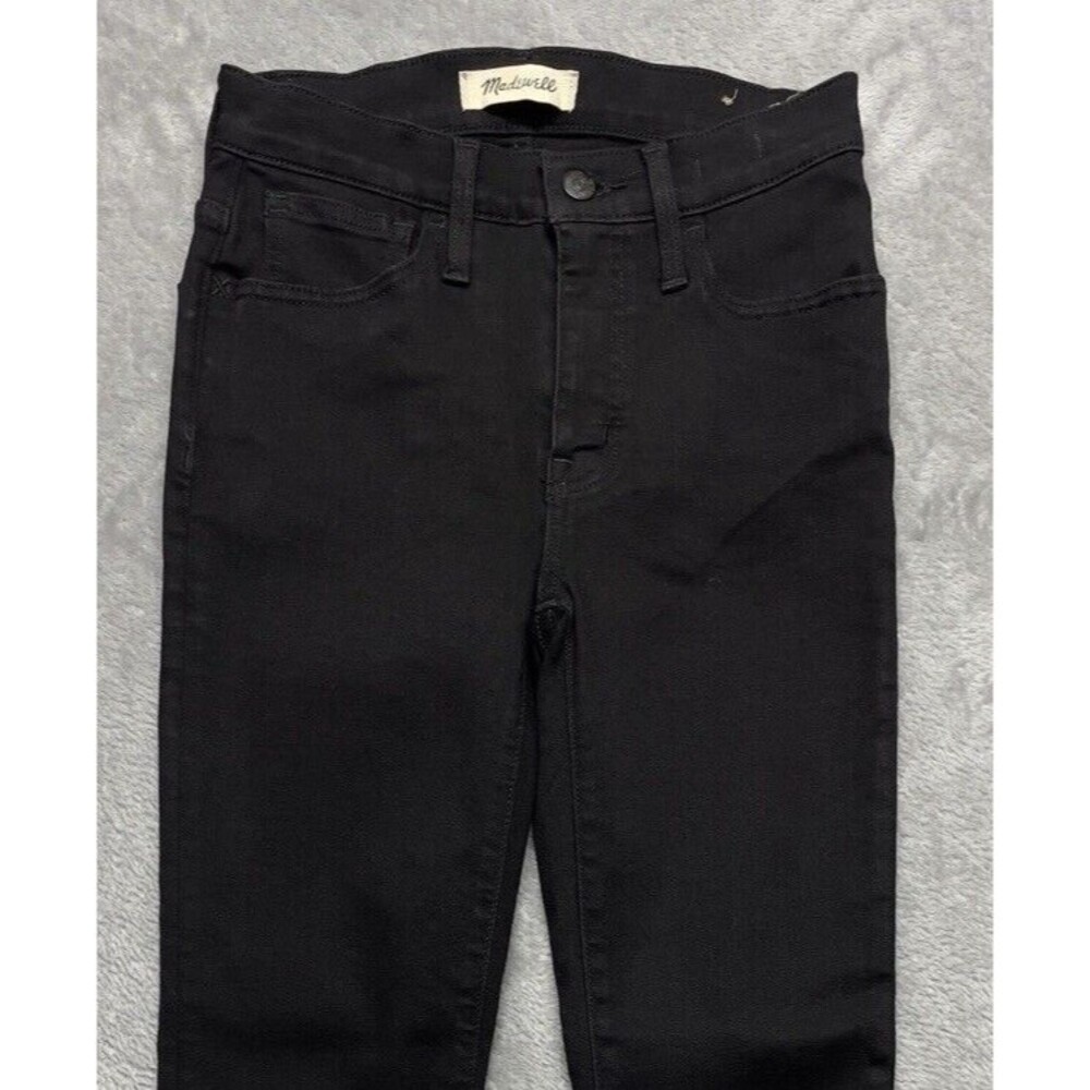 Madewell Roadtripper High-Rise Women's Black Stretch Denim Jeans Size 24 - Picture 8 of 14